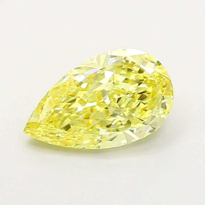 Loose Diamond - PEAR 2.08ct Fancy Vivid Yellow VS1: Loose Diamond - PEAR 2.08ct Fancy Vivid Yellow VS1 Source: This is a real non-mined Diamond that has been grown in a lab Shape: PEAR Carats: 2.08 Color: Fancy Vivid Yellow Certification: IGI Video: