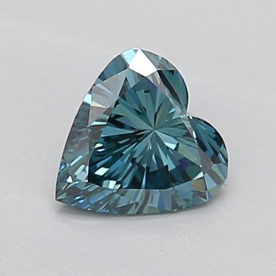 Loose Diamond - HEART 0.51ct Fancy Vivid Blue SI1: Loose Diamond - HEART 0.51ct Fancy Vivid Blue SI1 Source: This is a real non-mined Diamond that has been grown in a lab Shape: HEART Carats: 0.51 Color: Fancy Vivid Blue Certification: IGI The Diamond
