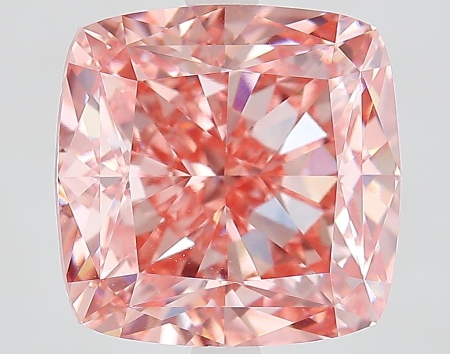 Loose Diamond - CUSHION MODIFIED 7.37ct Fancy Vivid Pink VVS2: Loose Diamond - CUSHION MODIFIED 7.37ct Fancy Vivid Pink VVS2 Source: This is a real non-mined Diamond that has been grown in a lab Shape: CUSHION MODIFIED Carats: 7.37 Color: Fancy Vivid Pink Certifi
