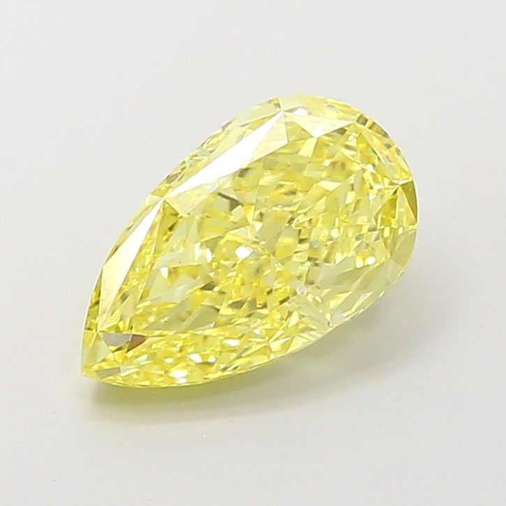 Loose Diamond - PEAR 1.31ct Fancy Intense Yellow VS1: Loose Diamond - PEAR 1.31ct Fancy Intense Yellow VS1 Source: This is a real non-mined Diamond that has been grown in a lab Shape: PEAR Carats: 1.31 Color: Fancy Intense Yellow Certification: IGI Video