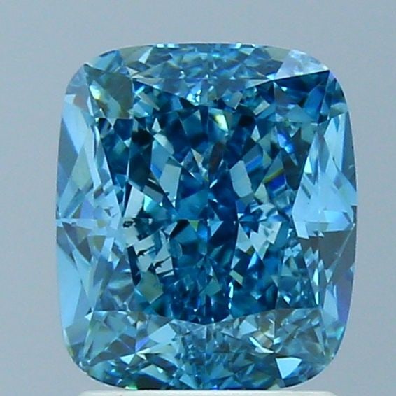 Loose Diamond - CUSHION MODIFIED 1.98ct Fancy Vivid Blue VS1: Loose Diamond - CUSHION MODIFIED 1.98ct Fancy Vivid Blue VS1 Source: This is a real non-mined Diamond that has been grown in a lab Shape: CUSHION MODIFIED Carats: 1.98 Color: Fancy Vivid Blue Certific