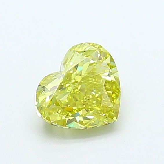 Loose Diamond - HEART 0.93ct Fancy Vivid Yellow VS1: Loose Diamond - HEART 0.93ct Fancy Vivid Yellow VS1 Source: This is a real non-mined Diamond that has been grown in a lab Shape: HEART Carats: 0.93 Color: Fancy Vivid Yellow Certification: NONE Video: