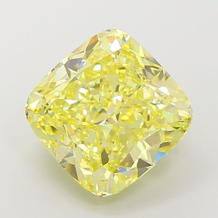 Loose Diamond - CUSHION MODIFIED 11.08ct Fancy Intense Yellow VS1: Loose Diamond - CUSHION MODIFIED 11.08ct Fancy Intense Yellow VS1 Source: This is a real non-mined Diamond that has been grown in a lab Shape: CUSHION MODIFIED Carats: 11.08 Color: Fancy Intense Yello