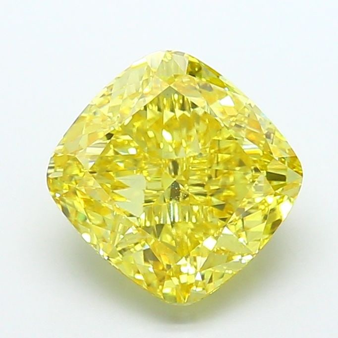 Loose Diamond - CUSHION MODIFIED 7.51ct Fancy Vivid Yellow VS1: Loose Diamond - CUSHION MODIFIED 7.51ct Fancy Vivid Yellow VS1 Source: This is a real non-mined Diamond that has been grown in a lab Shape: CUSHION MODIFIED Carats: 7.51 Color: Fancy Vivid Yellow Cert