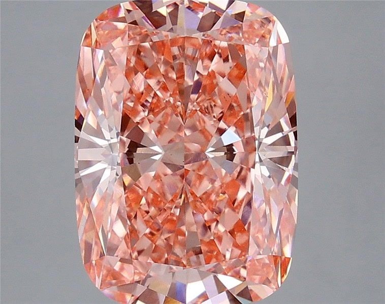 Loose Diamond - CUSHION MODIFIED 6.07ct Fancy Vivid Pink VS2: Loose Diamond - CUSHION MODIFIED 6.07ct Fancy Vivid Pink VS2 Source: This is a real non-mined Diamond that has been grown in a lab Shape: CUSHION MODIFIED Carats: 6.07 Color: Fancy Vivid Pink Certific