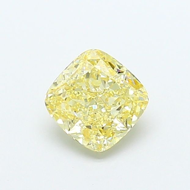 Loose Diamond - CUSHION MODIFIED 1.01ct Fancy Yellow SI1: Loose Diamond - CUSHION MODIFIED 1.01ct Fancy Yellow SI1 Source: This is a real non-mined Diamond that has been grown in a lab Shape: CUSHION MODIFIED Carats: 1.01 Color: Fancy Yellow Certification: I
