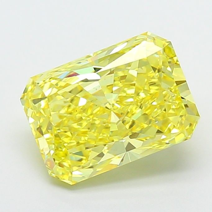 Loose Diamond - RADIANT 4.01ct Fancy Vivid Yellow VS2: Loose Diamond - RADIANT 4.01ct Fancy Vivid Yellow VS2 Source: This is a real non-mined Diamond that has been grown in a lab Shape: RADIANT Carats: 4.01 Color: Fancy Vivid Yellow Certification: IGI Vid