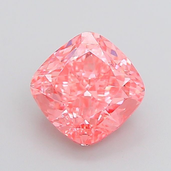 Loose Diamond - CUSHION MODIFIED 3.3ct Fancy Vivid Pink VVS2: Loose Diamond - CUSHION MODIFIED 3.3ct Fancy Vivid Pink VVS2 Source: This is a real non-mined Diamond that has been grown in a lab Shape: CUSHION MODIFIED Carats: 3.3 Color: Fancy Vivid Pink Certifica