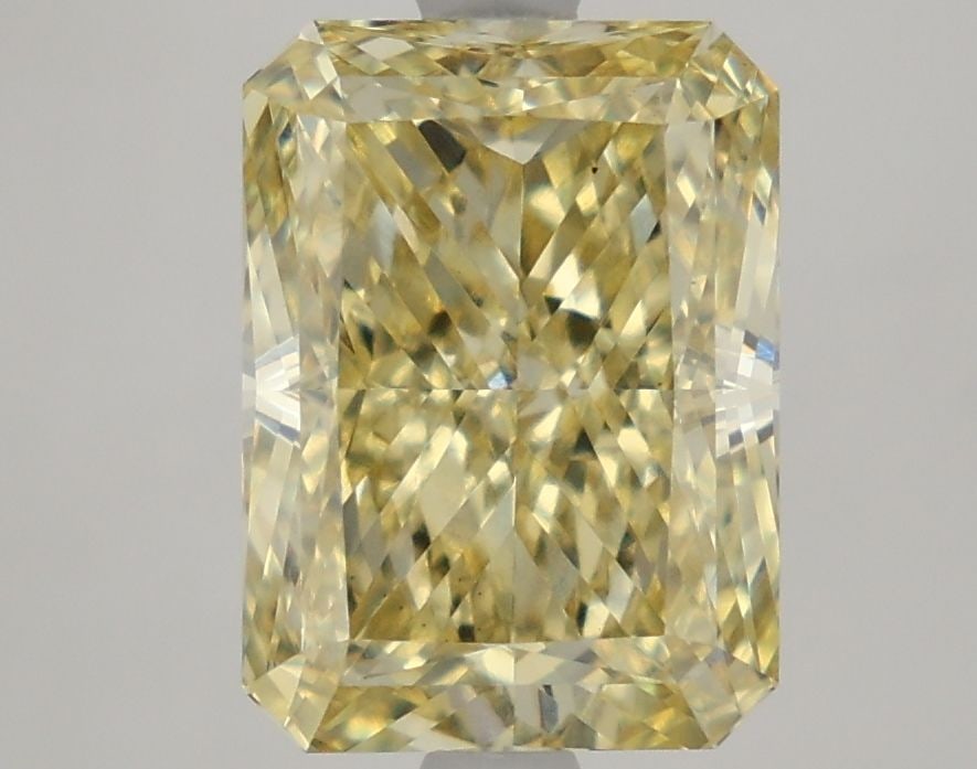 Loose Diamond - RADIANT 3.93ct Fancy Intense Yellow VS1: Loose Diamond - RADIANT 3.93ct Fancy Intense Yellow VS1 Source: This is a real non-mined Diamond that has been grown in a lab Shape: RADIANT Carats: 3.93 Color: Fancy Intense Yellow Certification: IGI