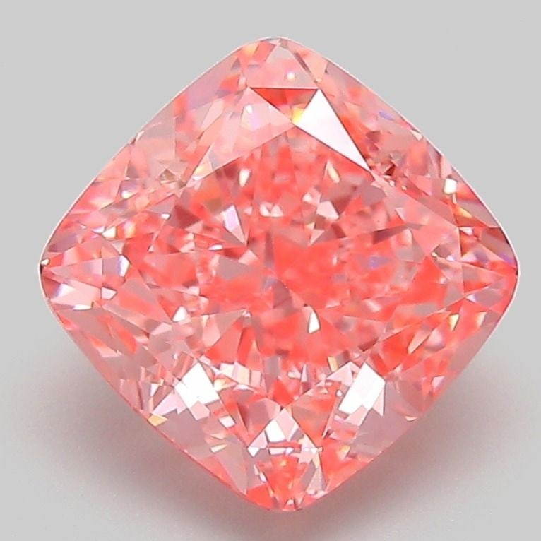 Loose Diamond - CUSHION MODIFIED 3.05ct Fancy Vivid Pink VVS2: Loose Diamond - CUSHION MODIFIED 3.05ct Fancy Vivid Pink VVS2 Source: This is a real non-mined Diamond that has been grown in a lab Shape: CUSHION MODIFIED Carats: 3.05 Color: Fancy Vivid Pink Certifi