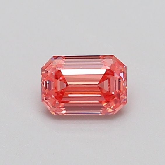 Loose Diamond - EMERALD 0.35ct Fancy Vivid Pink VS1: Loose Diamond - EMERALD 0.35ct Fancy Vivid Pink VS1 Source: This is a real non-mined Diamond that has been grown in a lab Shape: EMERALD Carats: 0.35 Color: Fancy Vivid Pink Certification: IGI Video: