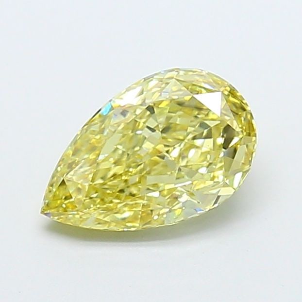 Loose Diamond - PEAR 1.75ct Fancy Intense Yellow VVS2: Loose Diamond - PEAR 1.75ct Fancy Intense Yellow VVS2 Source: This is a real non-mined Diamond that has been grown in a lab Shape: PEAR Carats: 1.75 Color: Fancy Intense Yellow Certification: IGI Vide
