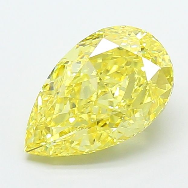 Loose Diamond - PEAR 3.02ct Fancy Intense Yellow VVS2: Loose Diamond - PEAR 3.02ct Fancy Intense Yellow VVS2 Source: This is a real non-mined Diamond that has been grown in a lab Shape: PEAR Carats: 3.02 Color: Fancy Intense Yellow Certification: IGI Vide