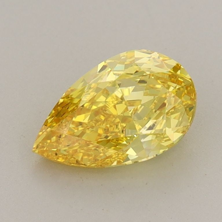 Loose Diamond - PEAR 1.04ct Fancy Vivid Yellow VS1: Loose Diamond - PEAR 1.04ct Fancy Vivid Yellow VS1 Source: This is a real non-mined Diamond that has been grown in a lab Shape: PEAR Carats: 1.04 Color: Fancy Vivid Yellow Certification: IGI Video: