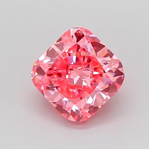 Loose Diamond - CUSHION MODIFIED 1.0ct Fancy Vivid Pink VVS2: Loose Diamond - CUSHION MODIFIED 1.0ct Fancy Vivid Pink VVS2 Source: This is a real non-mined Diamond that has been grown in a lab Shape: CUSHION MODIFIED Carats: 1.0 Color: Fancy Vivid Pink Certifica