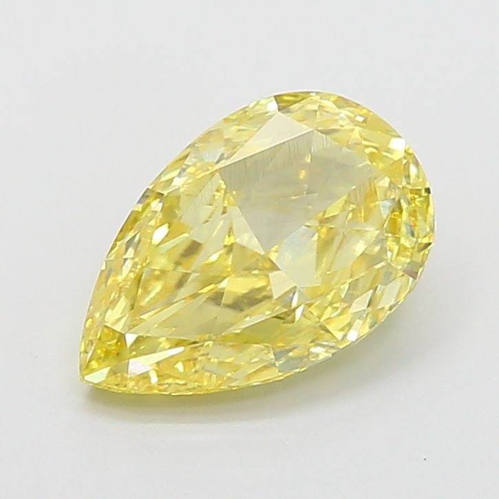 Loose Diamond - PEAR 2.52ct Fancy Intense Yellow VS2: Loose Diamond - PEAR 2.52ct Fancy Intense Yellow VS2 Source: This is a real non-mined Diamond that has been grown in a lab Shape: PEAR Carats: 2.52 Color: Fancy Intense Yellow Certification: IGI Video