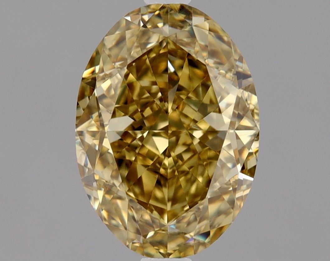 Loose Diamond - OVAL 1.71ct Fancy Deep Yellow Brown VVS1: Loose Diamond - OVAL 1.71ct Fancy Deep Yellow Brown VVS1 Source: Natural Shape: OVAL Carats: 1.71 Color: Fancy Deep Yellow Brown Certification: GIA Video: