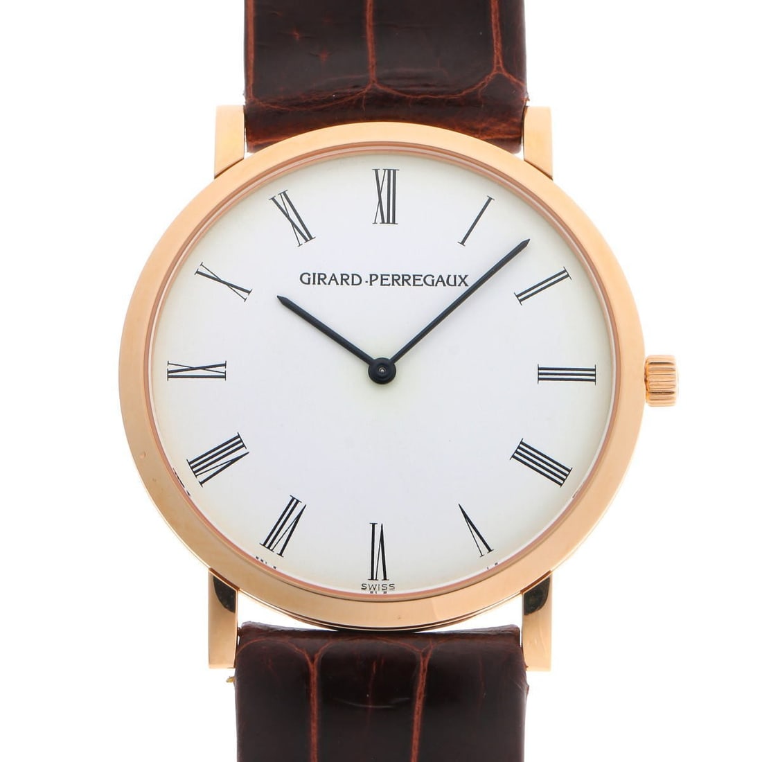Girard-Perregaux Ultra Slim Manual Wind 750PG Men's Watch 47620.0.52.713: Girard-Perregaux Ultra Slim Manual Wind 750PG Men's Watch 47620.0.52.713 This Girard-Perregaux Classic Elegance Ultra Slim wristwatch features a manual winding Caliber 1100 movement and a sleek round 
