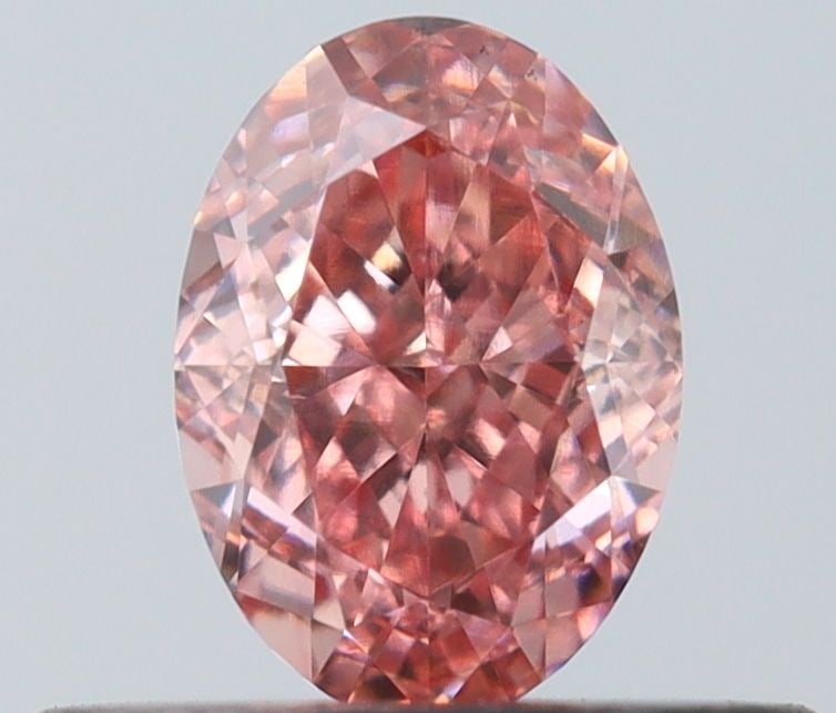 Loose Diamond - OVAL 0.35ct Fancy Intense Pink VS2: Loose Diamond - OVAL 0.35ct Fancy Intense Pink VS2 Source: Natural Shape: OVAL Carats: 0.35 Color: Fancy Intense Pink Certification: GIA Video: