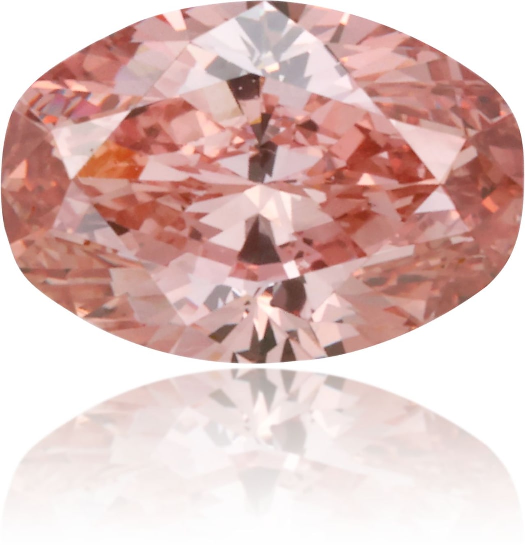 Loose Diamond - OVAL 0.89ct Fancy Brownish Orangey Pink VS2 (1 of 1)