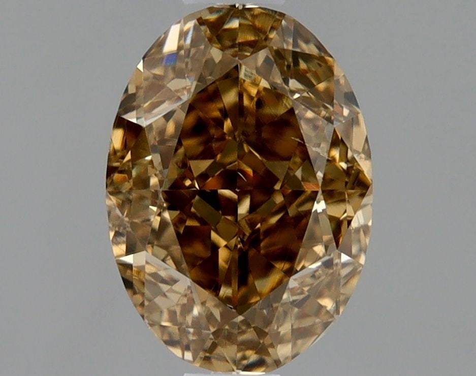 Loose Diamond - OVAL 1.01ct Fancy Yellow Brown SI1: Loose Diamond - OVAL 1.01ct Fancy Yellow Brown SI1 Source: Natural Shape: OVAL Carats: 1.01 Color: Fancy Yellow Brown Certification: GIA Video: