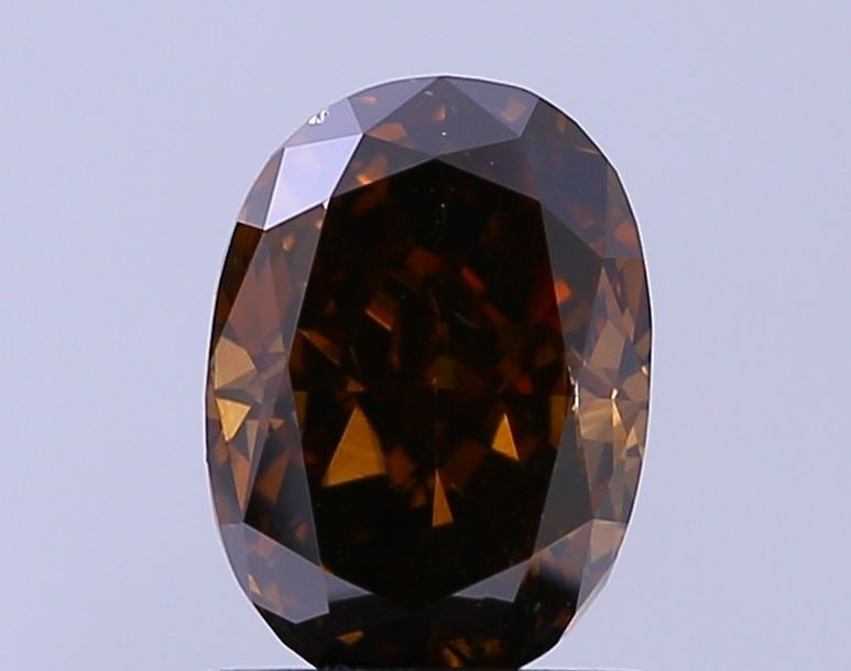 Loose Diamond - OVAL 1.59ct Fancy Dark Brown SI1: Loose Diamond - OVAL 1.59ct Fancy Dark Brown SI1 Source: Natural Shape: OVAL Carats: 1.59 Color: Fancy Dark Brown Certification: NONE Video: