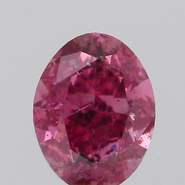 Loose Diamond - OVAL 0.11ct Fancy Intense Purplish Pink: Loose Diamond - OVAL 0.11ct Fancy Intense Purplish Pink Source: Natural Shape: OVAL Carats: 0.11 Color: Fancy Intense Purplish Pink Certification: GIA Video: