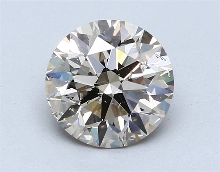 Loose Diamond - ROUND 2.08ct O-P SI2: Loose Diamond - ROUND 2.08ct O-P SI2 Source: Natural Shape: ROUND Carats: 2.08 Color: O-P Certification: GIA Video: