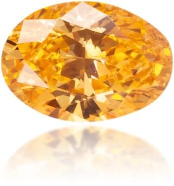 Loose Diamond - OVAL 0.15ct Fancy Vivid Yellowish Orange SI2 (1 of 1)
