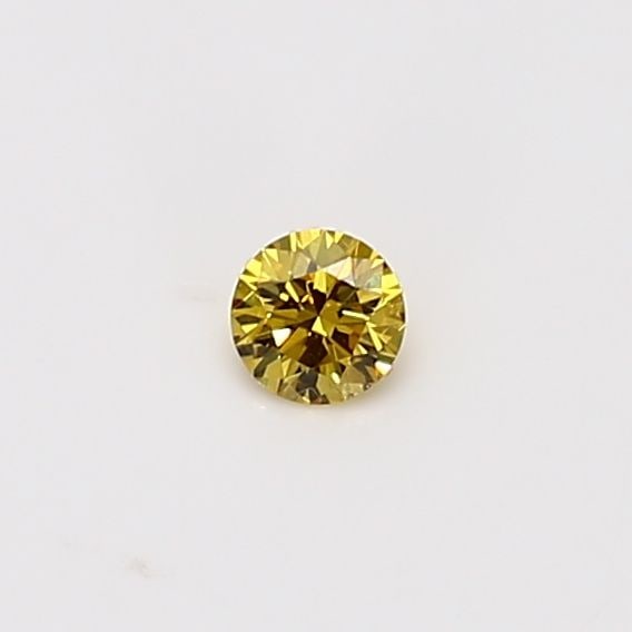 Loose Diamond - ROUND 0.1ct Orangey Yellow: Loose Diamond - ROUND 0.1ct Orangey Yellow Source: Natural Shape: ROUND Carats: 0.1 Color: Orangey Yellow Certification: GIA Video: