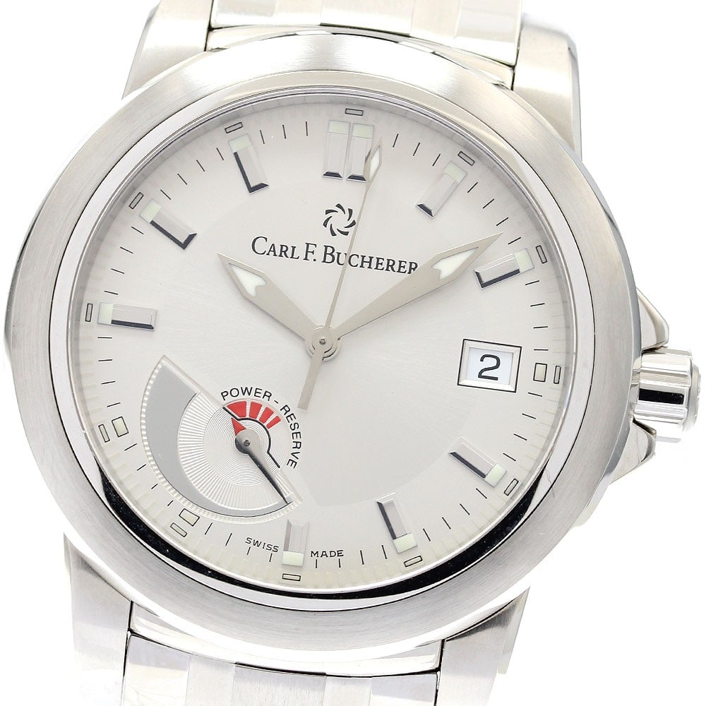 Mens Wristwatch CARL F.BUCHERER Patravi Power Reserve Date 10616.08 (1 of 6)