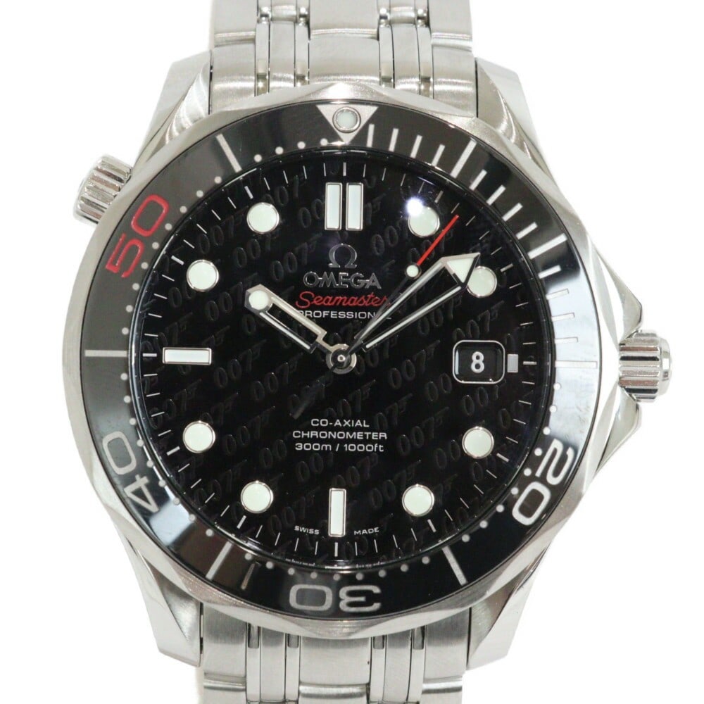 OMEGA Seamaster 300M Bond 50th Anniversary Limited Edition Watch: OMEGA Seamaster 300M Bond 50th Anniversary Limited Edition Watch This OMEGA Seamaster Diver 300M James Bond 50th Anniversary Limited Edition wristwatch is a Swiss-made timepiece designed for men. It i