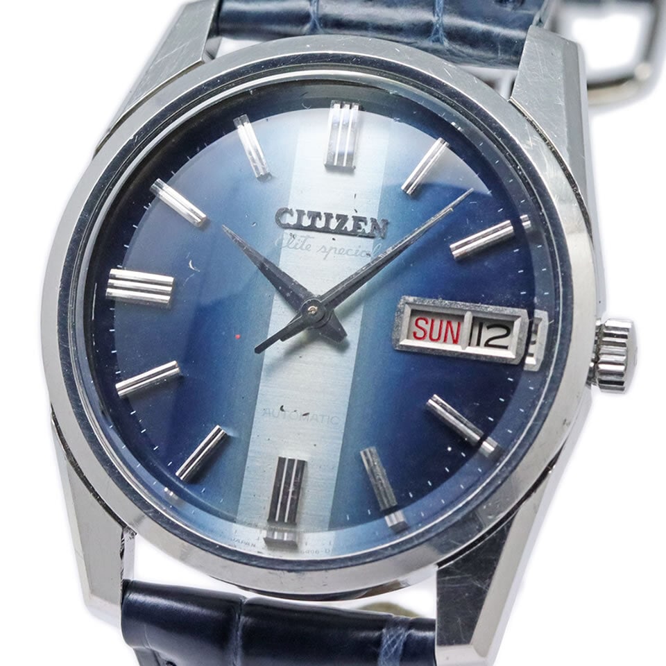 CITIZEN Chronomaster Elite Special 4-520840Y Unisex Automatic Watch Blue Dial (1 of 16)