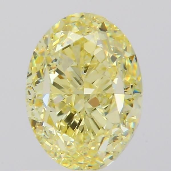 Loose Diamond - OVAL 1.0ct Fancy Light Yellow VVS1: Loose Diamond - OVAL 1.0ct Fancy Light Yellow VVS1 Source: Natural Shape: OVAL Carats: 1.0 Color: Fancy Light Yellow Certification: GIA The Diamond Depot Guarantee: All items in this auction are guara