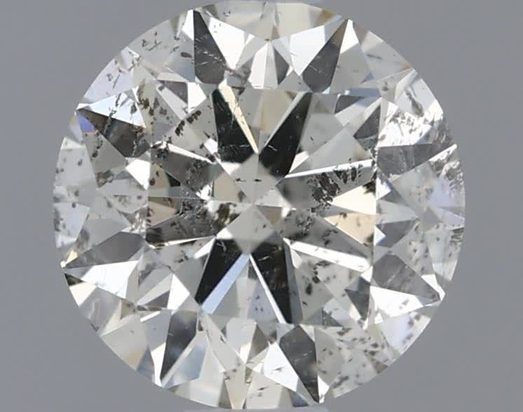 Loose Diamond - ROUND 0.53ct L I1: Loose Diamond - ROUND 0.53ct L I1 Source: Natural Shape: ROUND Carats: 0.53 Color: L Clarity: I1 Certification: IGI Video: