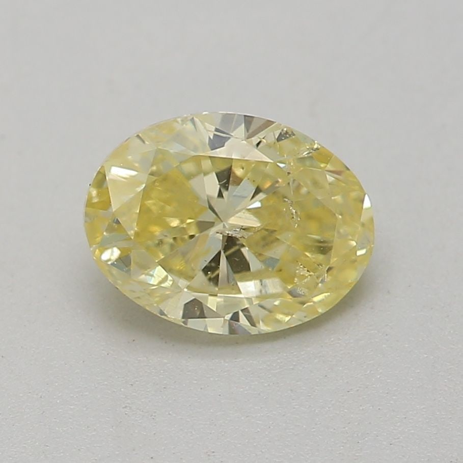 Loose Diamond - OVAL 0.5ct Fancy Yellow I1: Loose Diamond - OVAL 0.5ct Fancy Yellow I1 Source: Natural Shape: OVAL Carats: 0.5 Color: Fancy Yellow Certification: GIA Video: