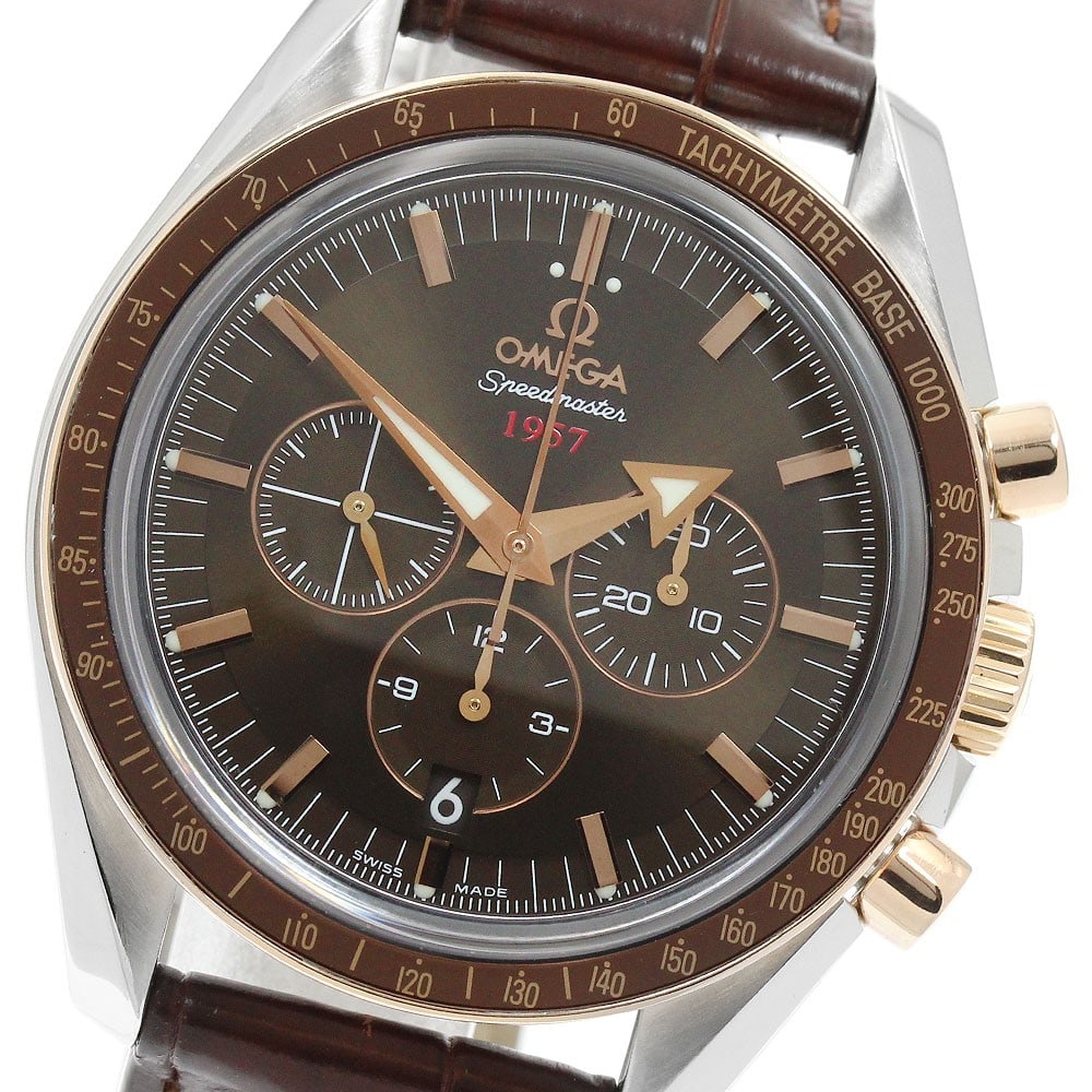 OMEGA Speedmaster Broad Arrow 1957 Men's Wristwatch 321.93.42.50.13.001 (1 of 6)
