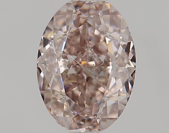 Loose Diamond - OVAL 0.6ct Fancy Pink Brown I2: Loose Diamond - OVAL 0.6ct Fancy Pink Brown I2 Source: Natural Shape: OVAL Carats: 0.6 Color: Fancy Pink Brown Certification: NONE Video: