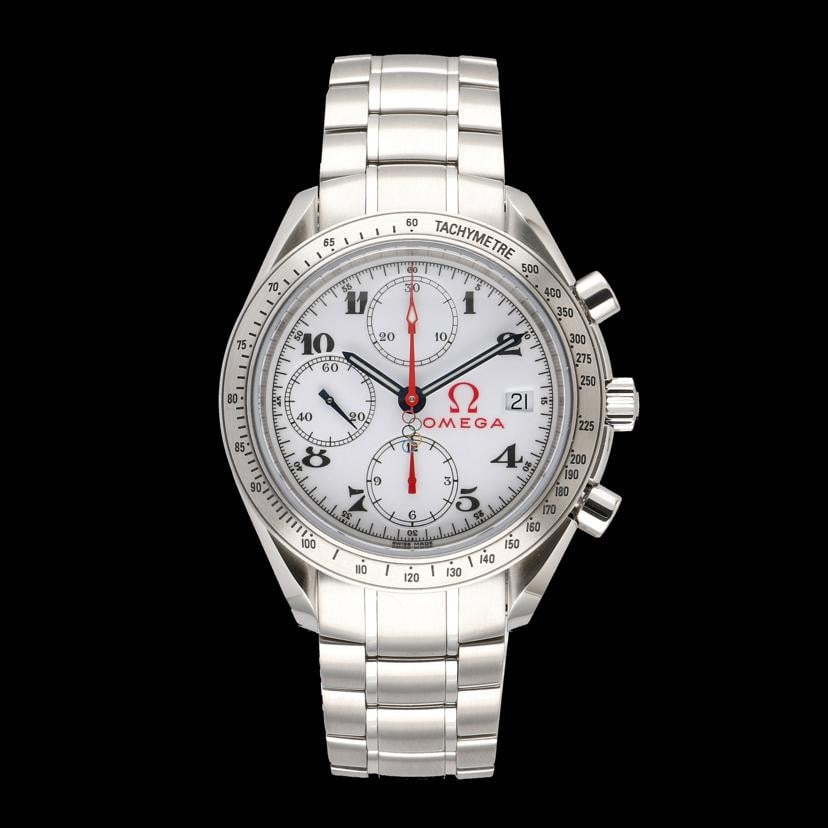 Omega Speedmaster Olympic Collection Automatic 38mm Men's Wristwatch: Omega Speedmaster Olympic Collection Automatic 38mm Men's Wristwatch This OMEGA Speedmaster Olympic Collection men's wristwatch, model 323.10.40.40.04.001, features a classic design and is crafted wit