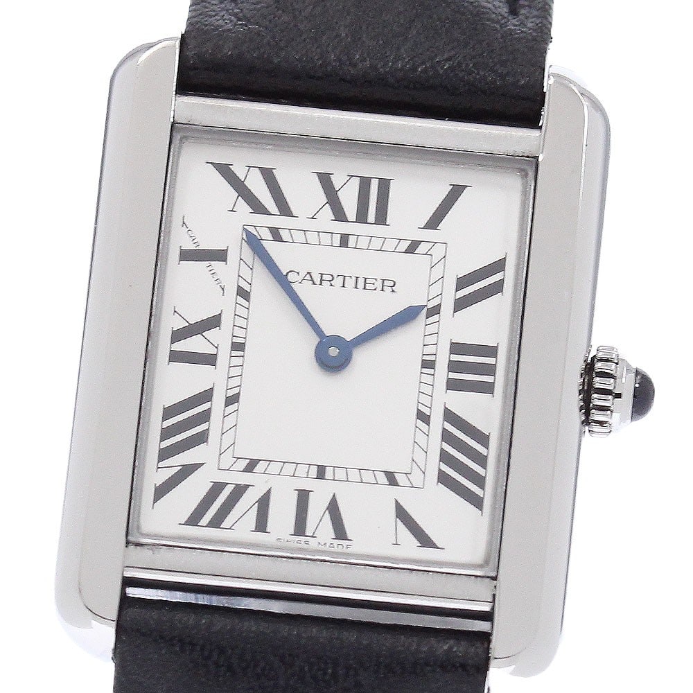 Cartier Tank Solo SM Quartz Stainless Steel Women's Wristwatch (1 of 7)