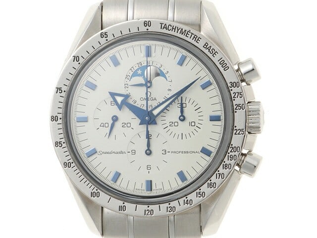 Omega Moonphase Speedmaster Men's Wristwatch 3575.20: Omega Moonphase Speedmaster Men's Wristwatch 3575.20 This is an OMEGA Speedmaster Professional Moonphase 3575.20 wristwatch designed for men. Crafted in Switzerland, this pre-owned timepiece combines 