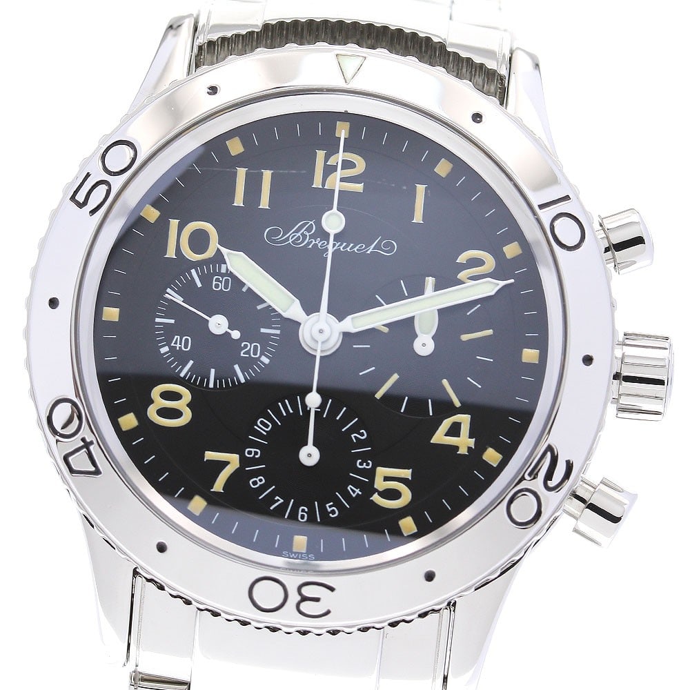 Breguet Aeronavale Type XX 3800 Chronograph Steel Men's Watch (1 of 6)
