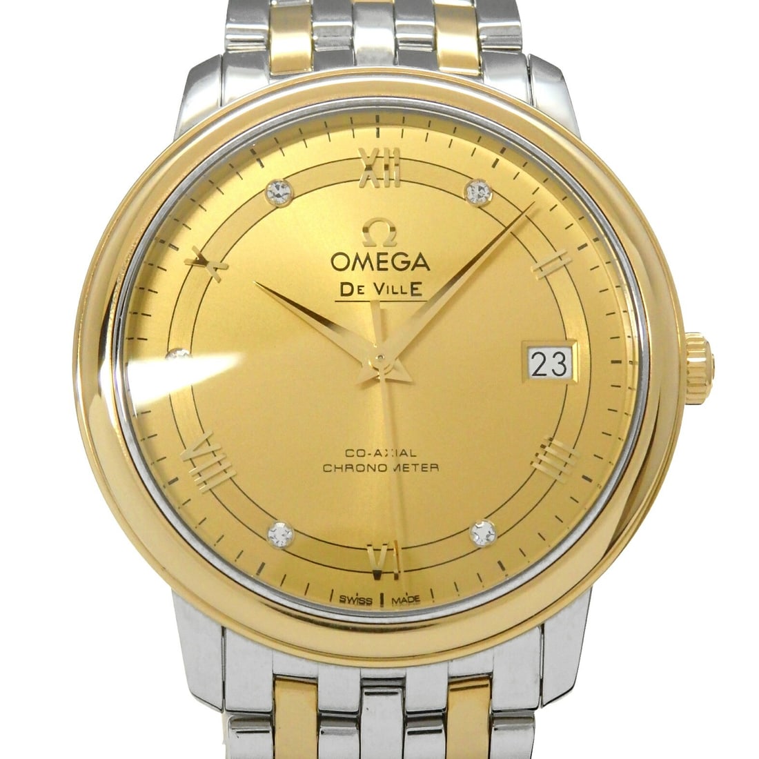 Omega De Ville Prestige Co Axial Chronometer Men's Wristwatch: Omega De Ville Prestige Co Axial Chronometer Men's Wristwatch This Omega De Ville Prestige 424.20.37.20.58.002 is a men's wristwatch featuring chronometer-grade precision and Co-Axial movement. Crafte