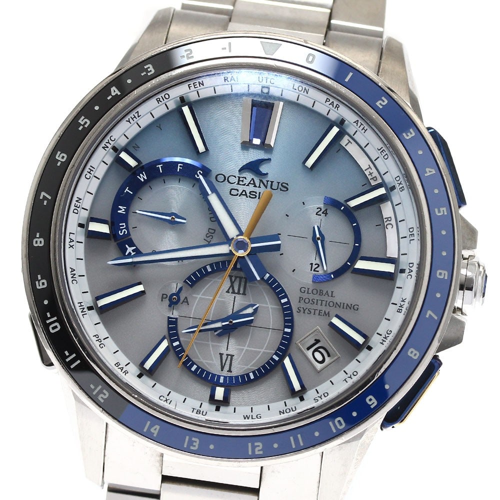 CASIO Oceanus Titanium Solar Radio Controlled Men's Wristwatch OCW-G1100C-7AJF: CASIO Oceanus Titanium Solar Radio Controlled Men's Wristwatch OCW-G1100C-7AJF This Casio OCW-G1100C-7AJF Oceanus is a limited edition wristwatch, with only 1,500 pieces available worldwide. Designed 