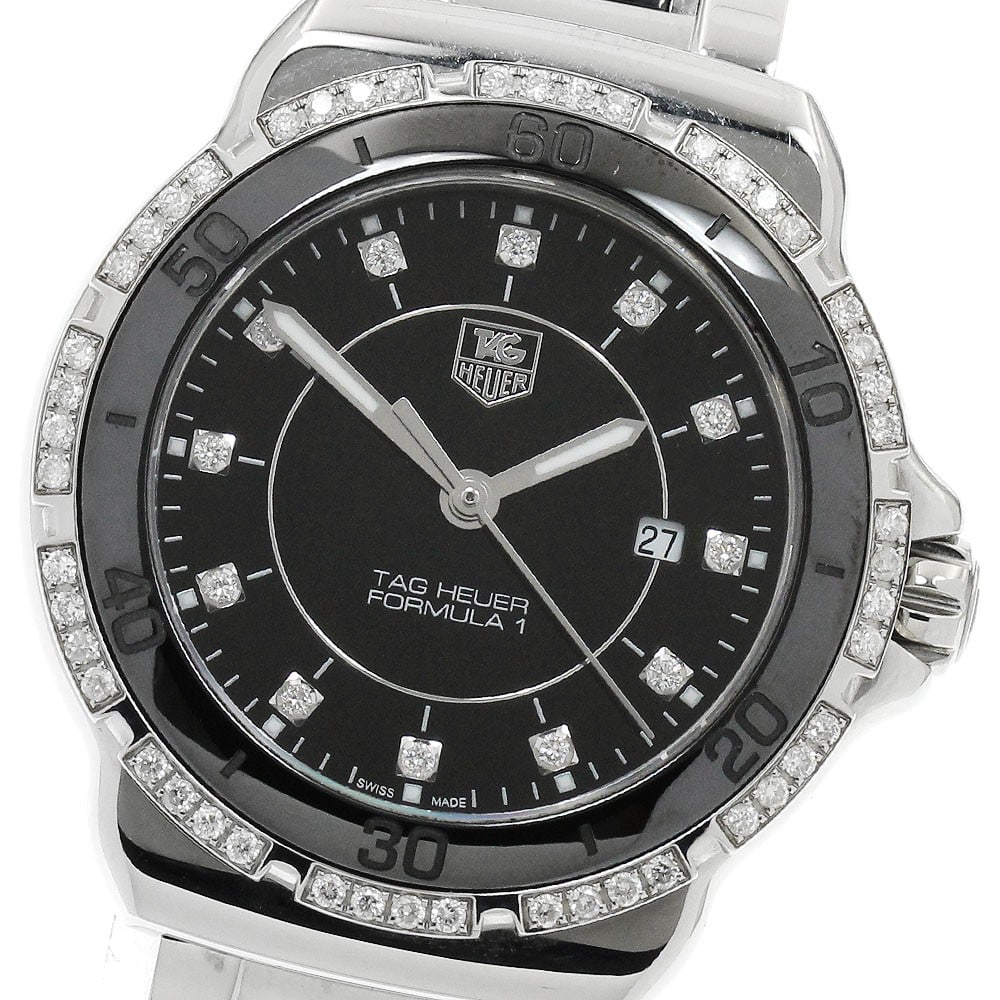 TAG Heuer Formula 1 Diamond Bezel Quartz Women's Wristwatch (1 of 6)