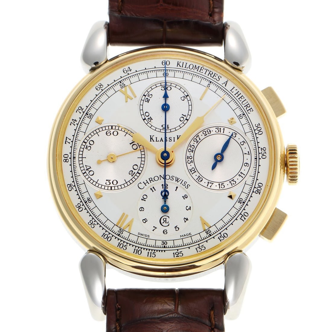CHRONOSWISS CH7442 Classic Automatic Chronograph Wristwatch Unisex (1 of 9)