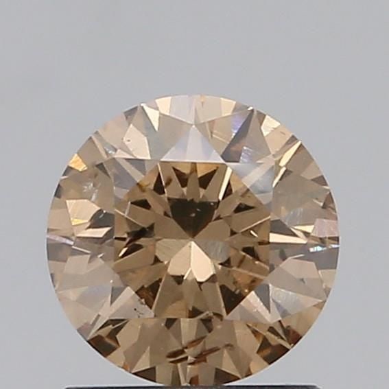 Loose Diamond - ROUND 1.0ct Fancy Brown SI1: Loose Diamond - ROUND 1.0ct Fancy Brown SI1 Source: Natural Shape: ROUND Carats: 1.0 Color: Fancy Brown Certification: NONE Video: