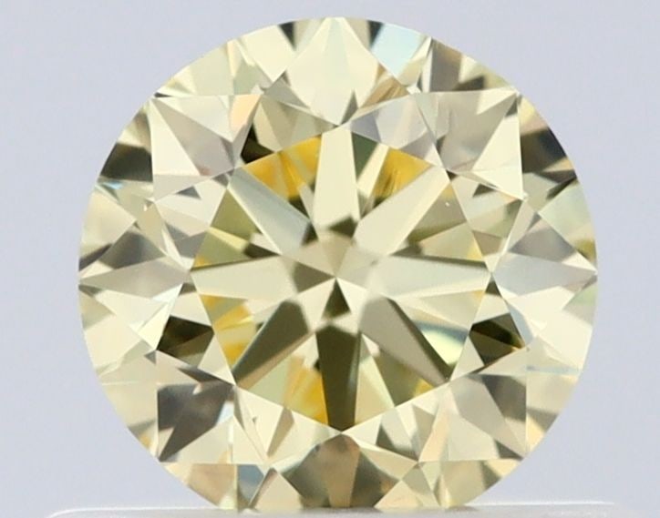 Loose Diamond - ROUND 0.53ct Fancy Light Yellow VS1: Loose Diamond - ROUND 0.53ct Fancy Light Yellow VS1 Source: Natural Shape: ROUND Carats: 0.53 Color: Fancy Light Yellow Certification: GIA Video: