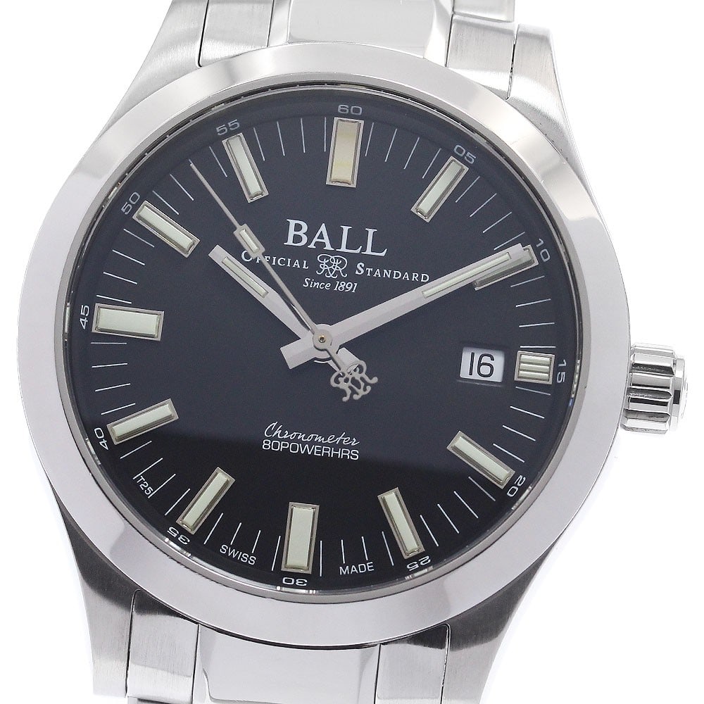 BALLWATCH Engineer M Marvelite Date Wristwatch NM2032C Men (1 of 7)