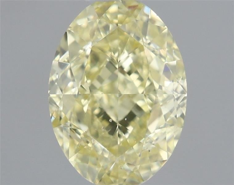 Loose Diamond - OVAL 0.72ct Fancy Light Yellow SI2: Loose Diamond - OVAL 0.72ct Fancy Light Yellow SI2 Source: Natural Shape: OVAL Carats: 0.72 Color: Fancy Light Yellow Certification: GIA Video: